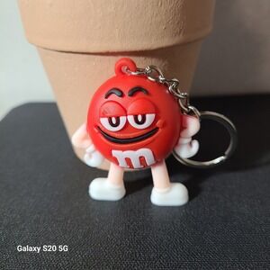 M&M's Red‎ Candy Character Keychain Collectible Novelty Key Ring